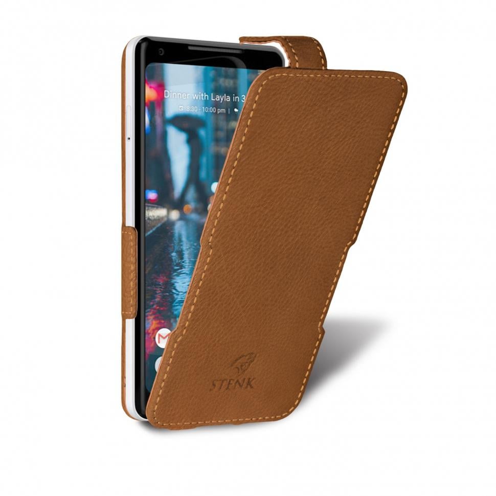 Чехол флип Stenk Prime для Google Pixel 2 XL Коричневый (62639)