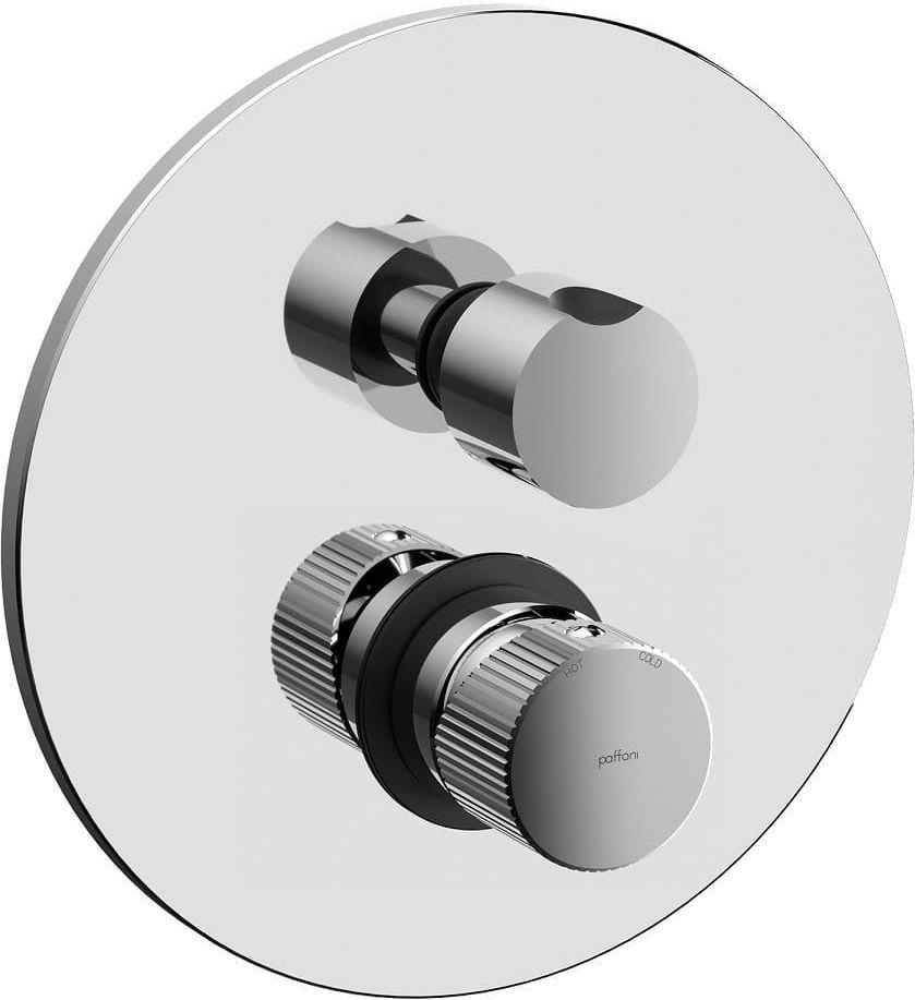 Смеситель для душа Paffoni Bateria Podtynkowa 2-Drożna Jo Черный матовый (JO018NO)