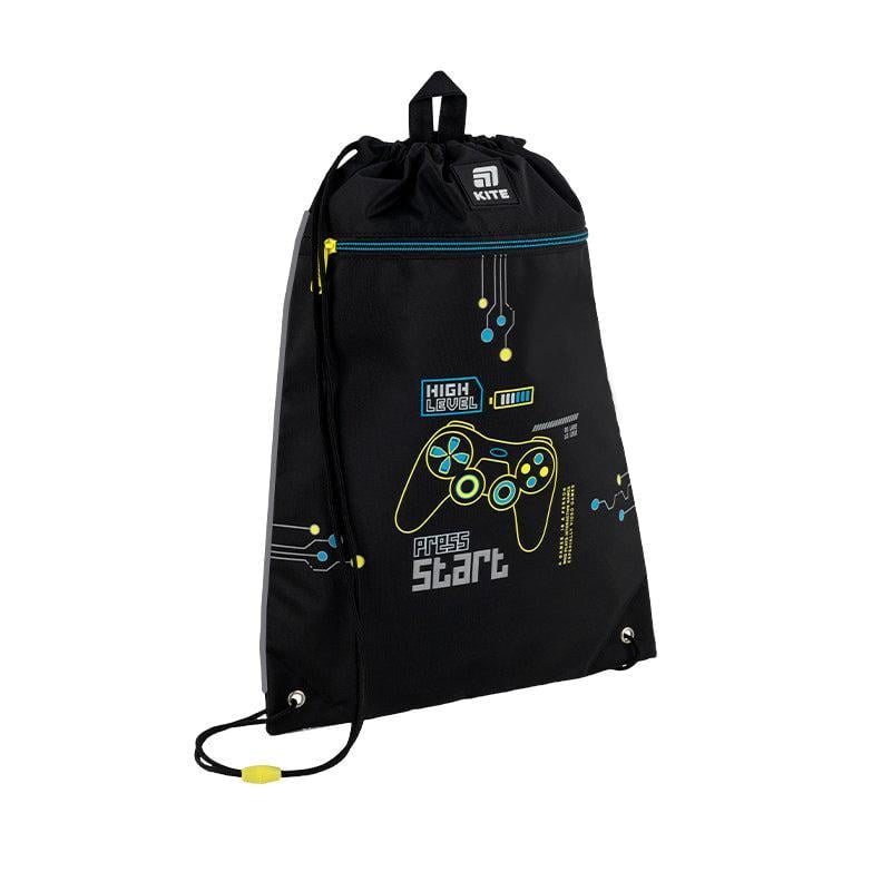 Сумка для обуви KITE Good Game 46x33 см Черный (K25-601M-16)