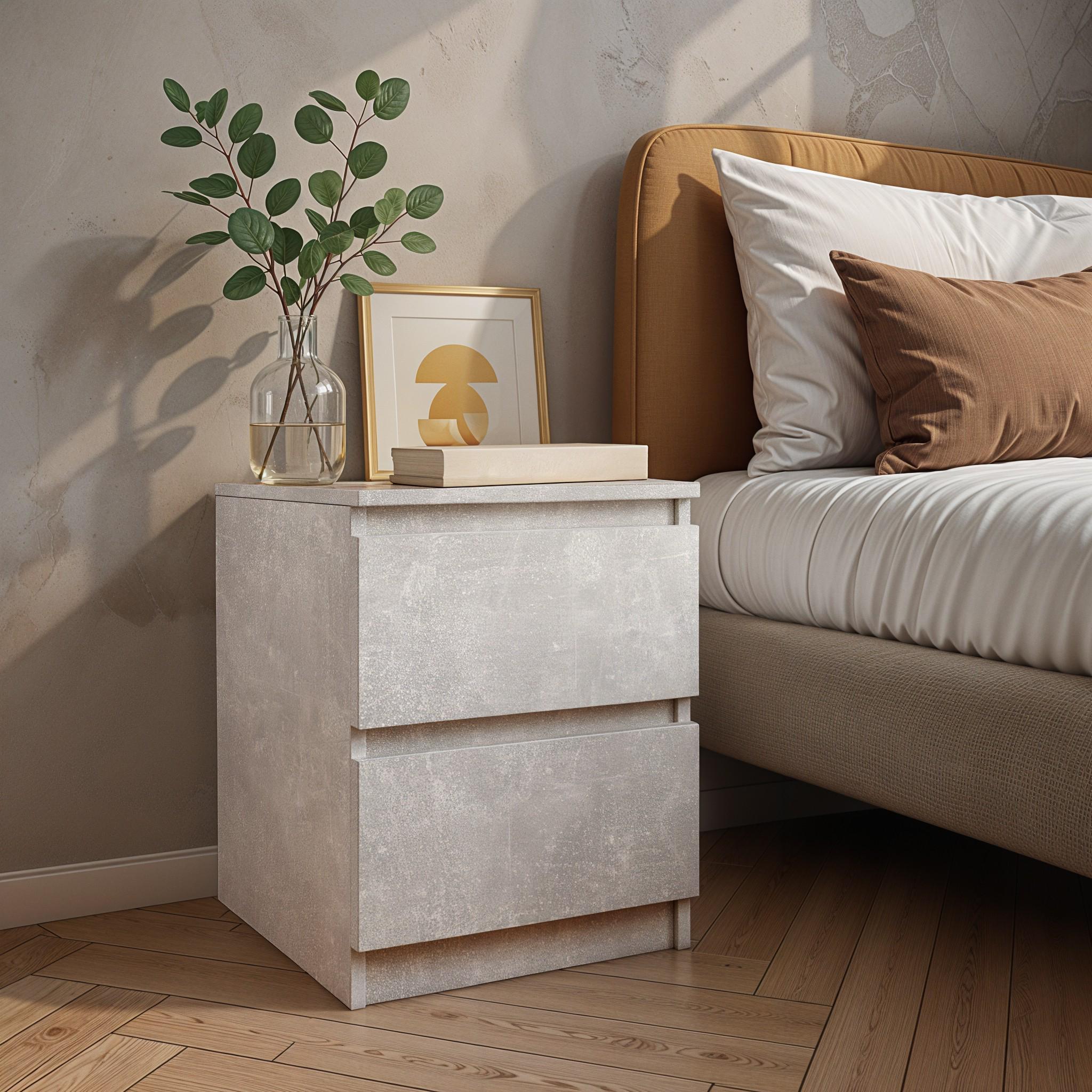 Тумба прикроватная FT-225 400х530х400 мм Бетон