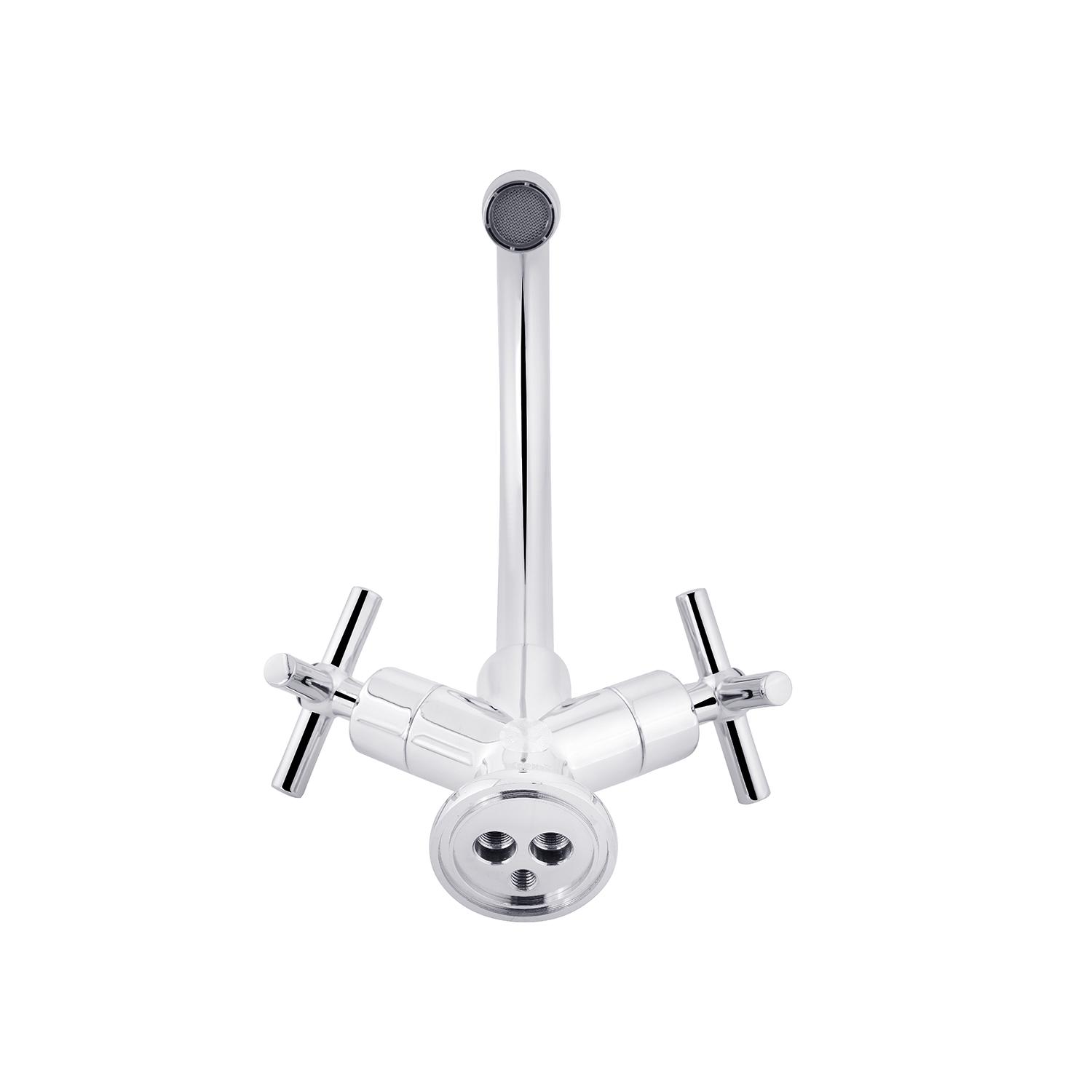 Смеситель для умывальника KRONER Aller CV012063 двухвентильный Хром (147657) - фото 3