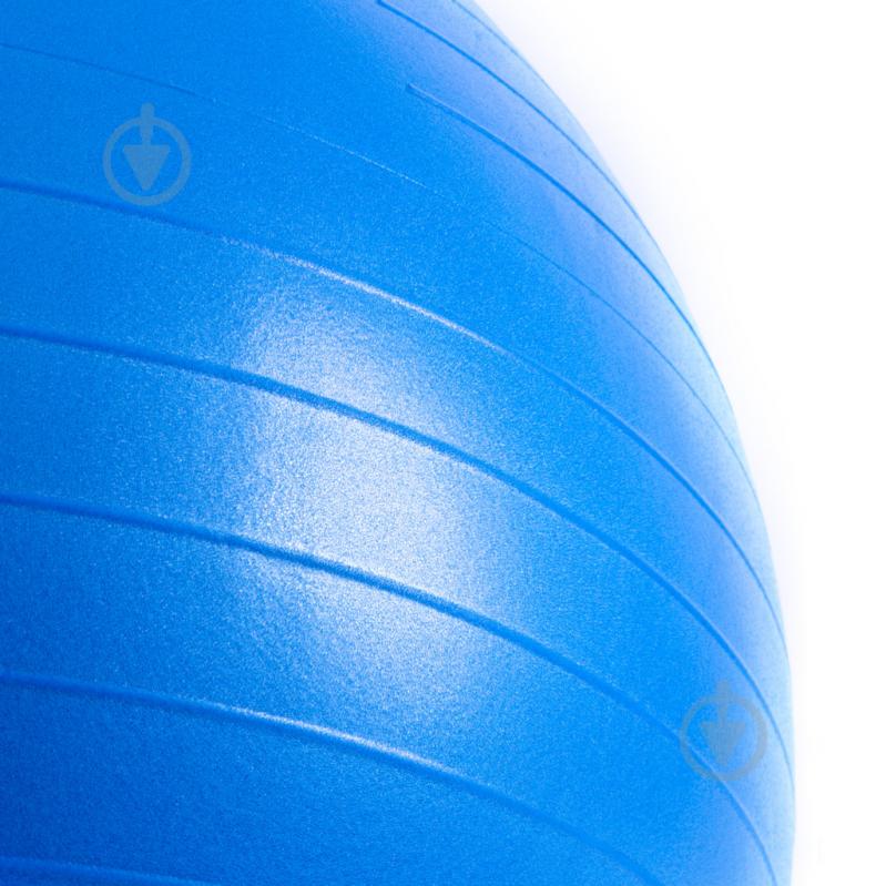 Профессиональный фитбол с насосом Spokey Fitball lll 55 см Синий - фото 3