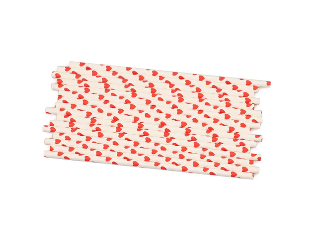 Трубочки коктейльные с принтом сердечек 25 шт. 20 см Красно-белый (2108/15) - фото 3 Трубочки коктейльные с принтом сердечек 25 шт. 20 см Красно-белый (2108/15) - фото 3