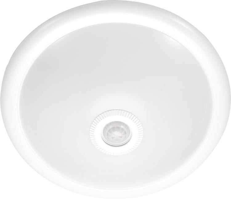 Светильник потолочный E.NEXT e.sensor.lum.78.e27.white 2x60W 220V 2xE27 360° IP20 300х96,8 мм с датчиком движения Белый (s061025)