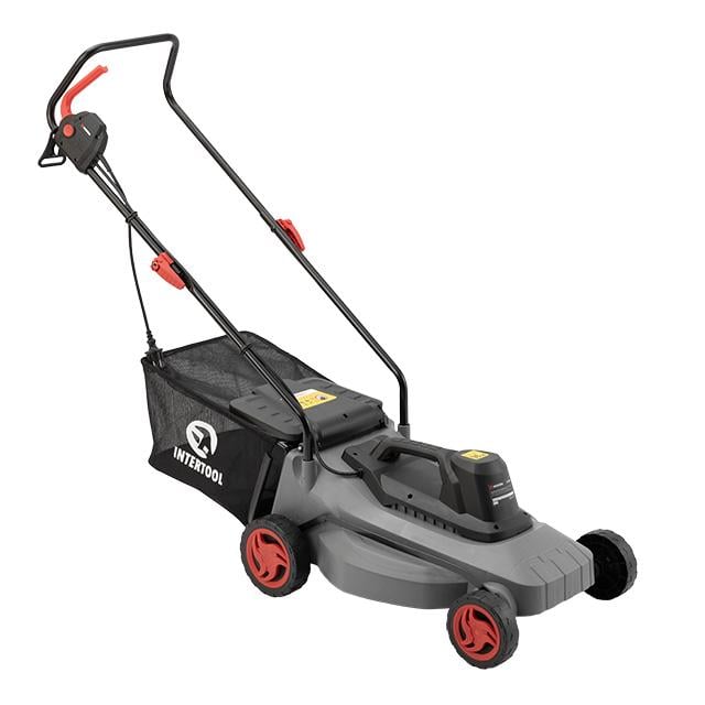 Газонокосарка електрична 1,8 кВт, 230 В~50 Гц, 3000 об/хв/ 400 мм/25-75 мм контейнер 35 л