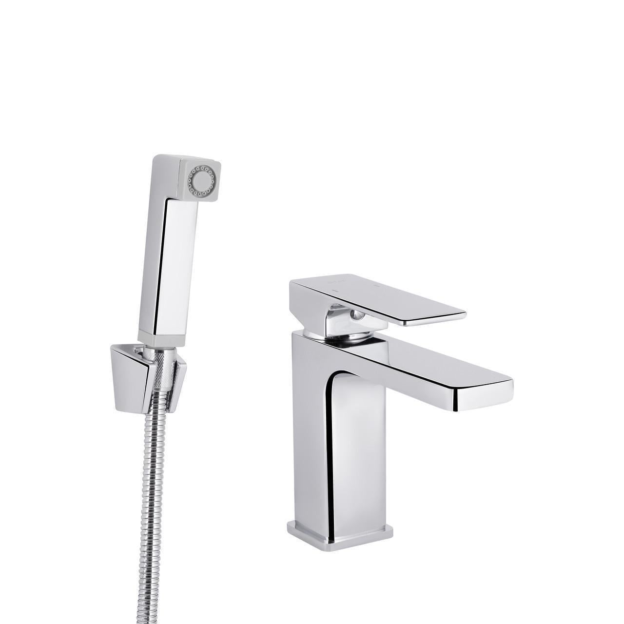 Смеситель для раковины Qtap Gemini QTGEM272CRM45689 с гигиеническим душем Chrome (2552208935)