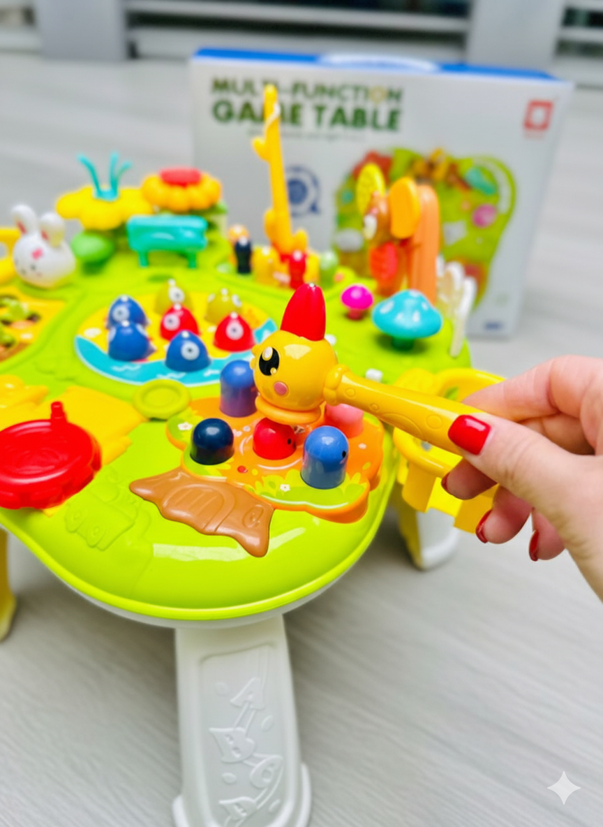 Столик развивающий интерактивный Монтессори Рыбалка сортер молоточек на развитие мелкой моторики (2783755346) - фото 5 Столик развивающий интерактивный Монтессори Рыбалка сортер молоточек на развитие мелкой моторики (2783755346) - фото 5