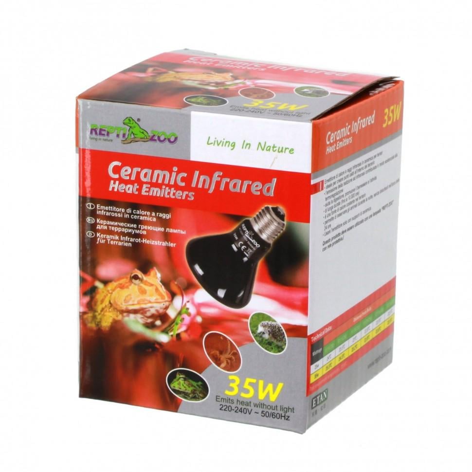 Лампа инфракрасная керамическая Repti-Zoo Ceramic Heat для рептилий 35W (RZ-DL46035)