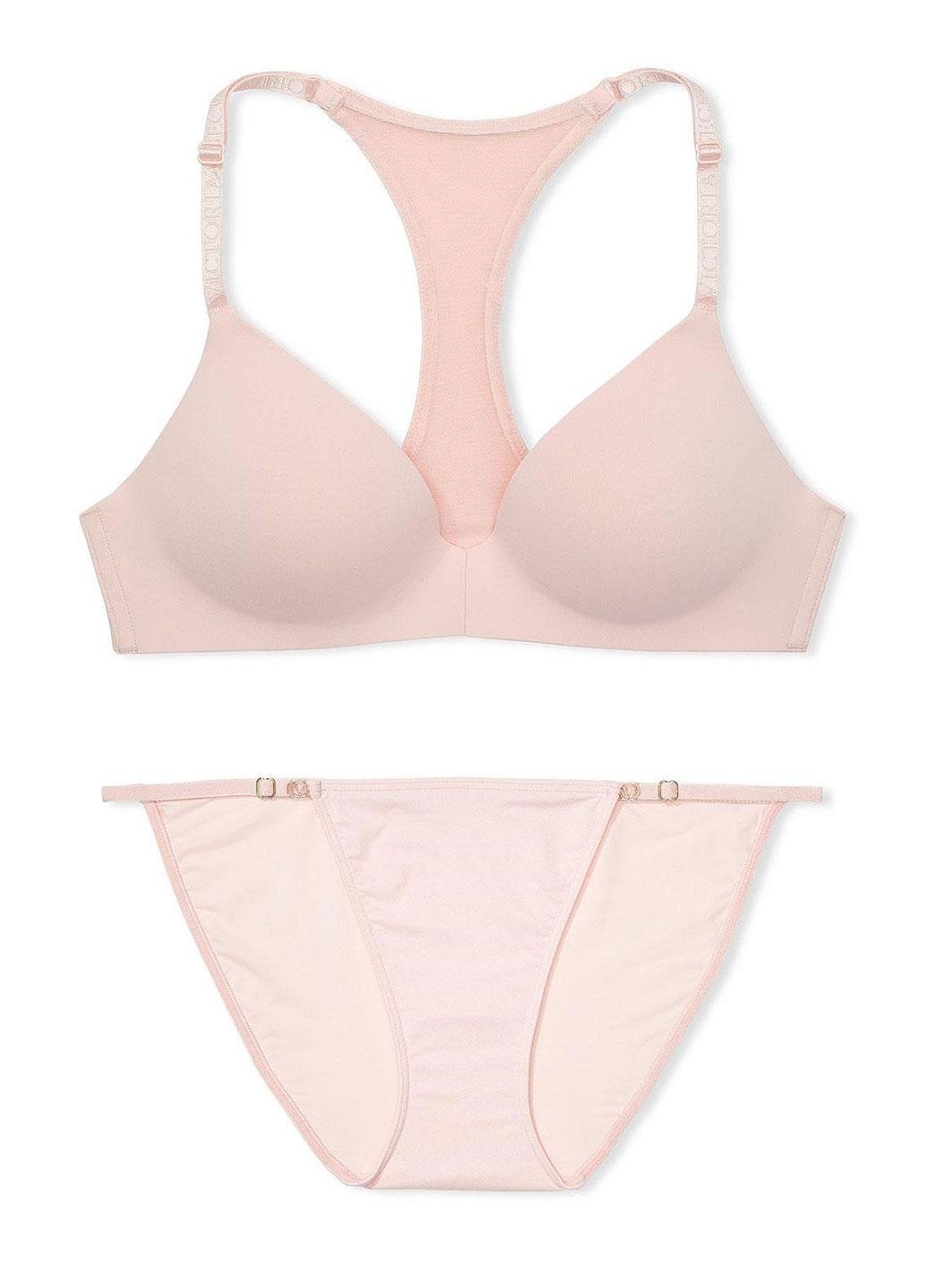 Комплект нижнего белья Victoria's Secret 34C/M Розовый (70000389301QAX34C/M)