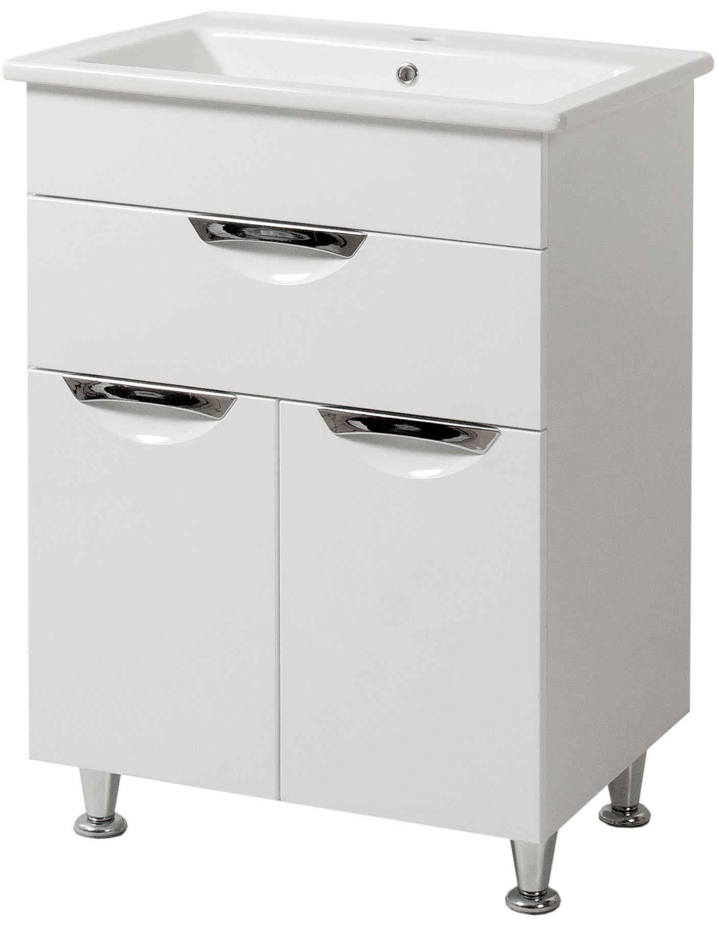 Тумба ЮВВИС Грация Т-3 60 см с умывальником Vesta (14707172) Тумба ЮВВИС Грация Т-3 60 см с умывальником Vesta (14707172)