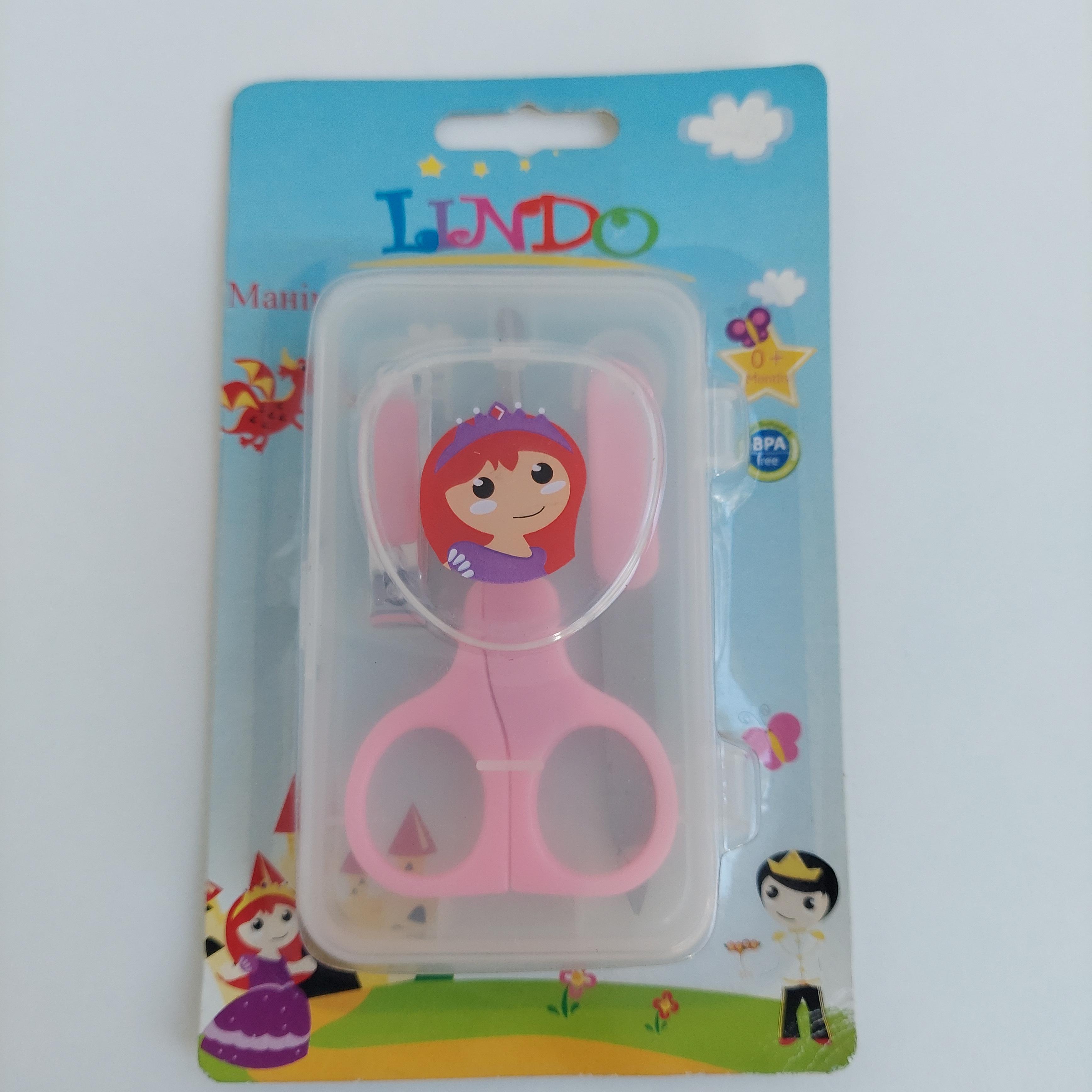 Набір манікюрний LINDO ножиці/пилка/щипчики Рожевий (LI801R) Набір манікюрний LINDO ножиці/пилка/щипчики Рожевий (LI801R)