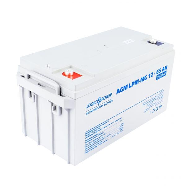 Акумулятор для ДБЖ LogicPower LPM-MG 3872 12 V 65 Ah (12303) - фото 1