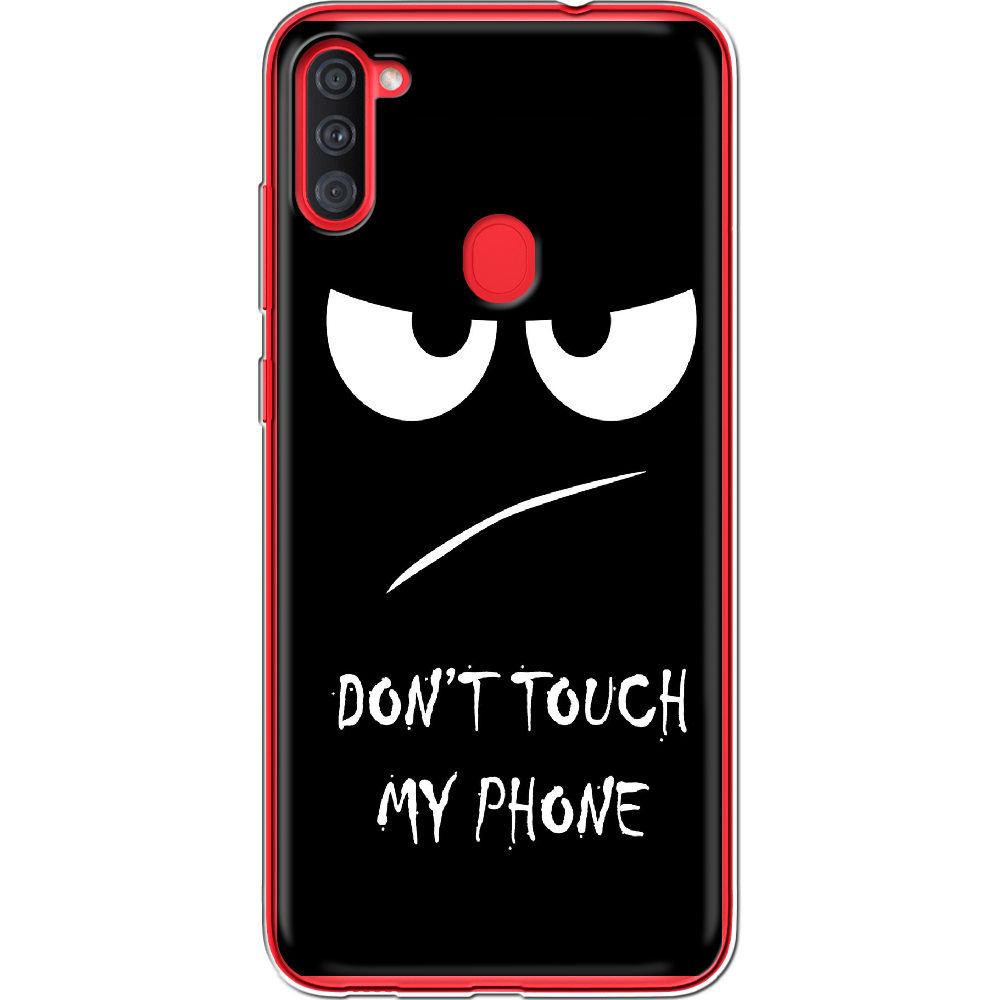 Чохол Boxface Samsung A115 Galaxy A11 Don't Touch my Phone Прозорий силікон (39628-up535-39628)