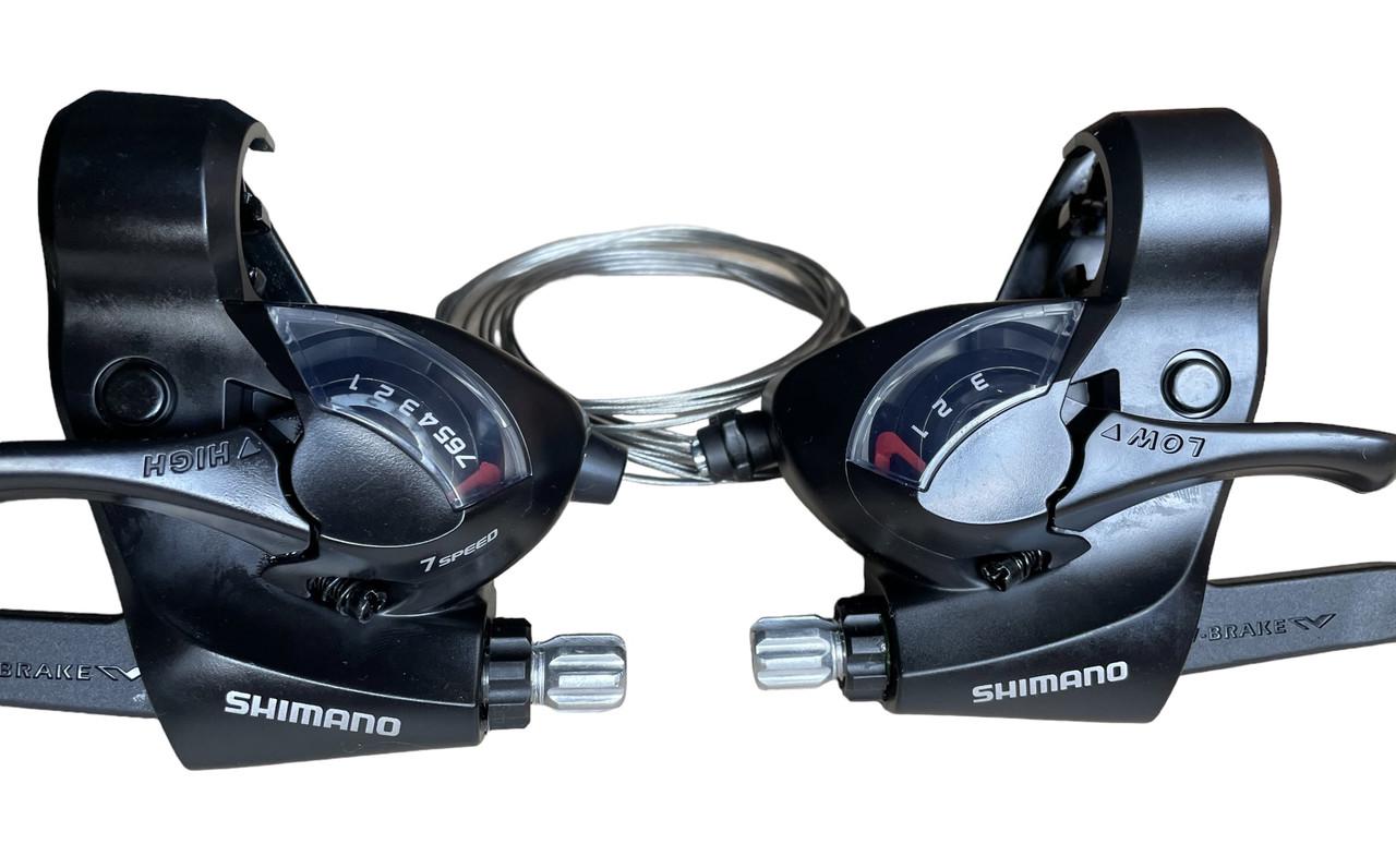 ᐉ Моноблоки шифтеры велосипедные SHIMANO TOURNEY ST-EF41 л+п R7