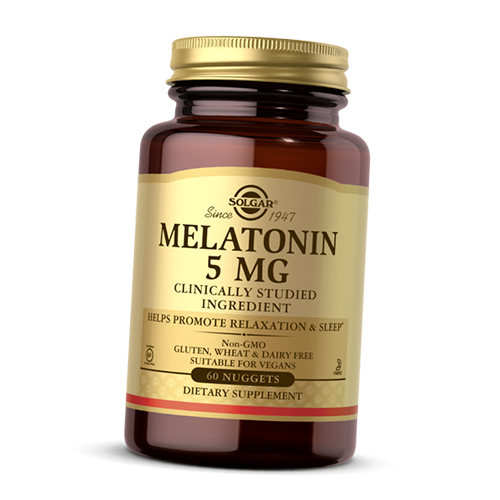 Мелатонин Melatonin 5 Solgar 60 таблеток (72313004)