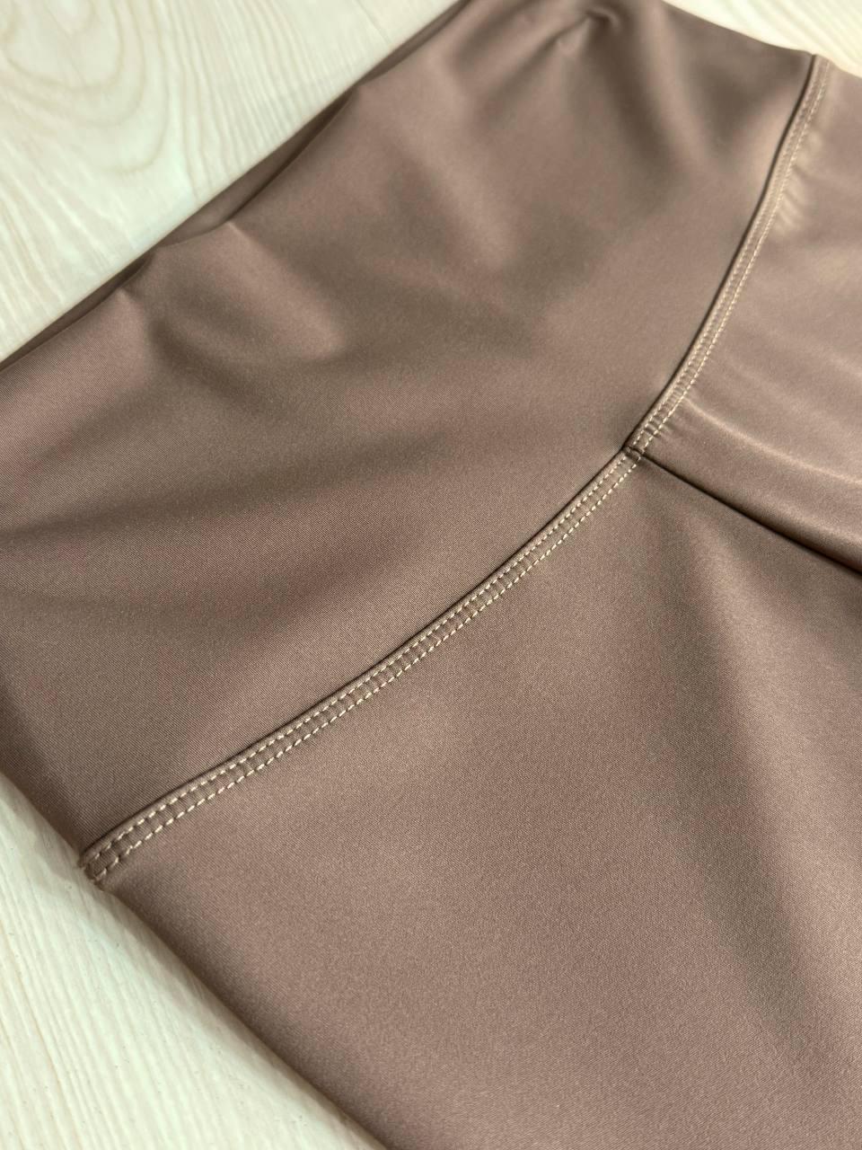 Лосины женские A-N 1721 со штрипками фиксаторами дайвинг с высокой посадкой S Коричневый (4935) - фото 8 Лосины женские A-N 1721 со штрипками фиксаторами дайвинг с высокой посадкой S Коричневый (4935) - фото 8