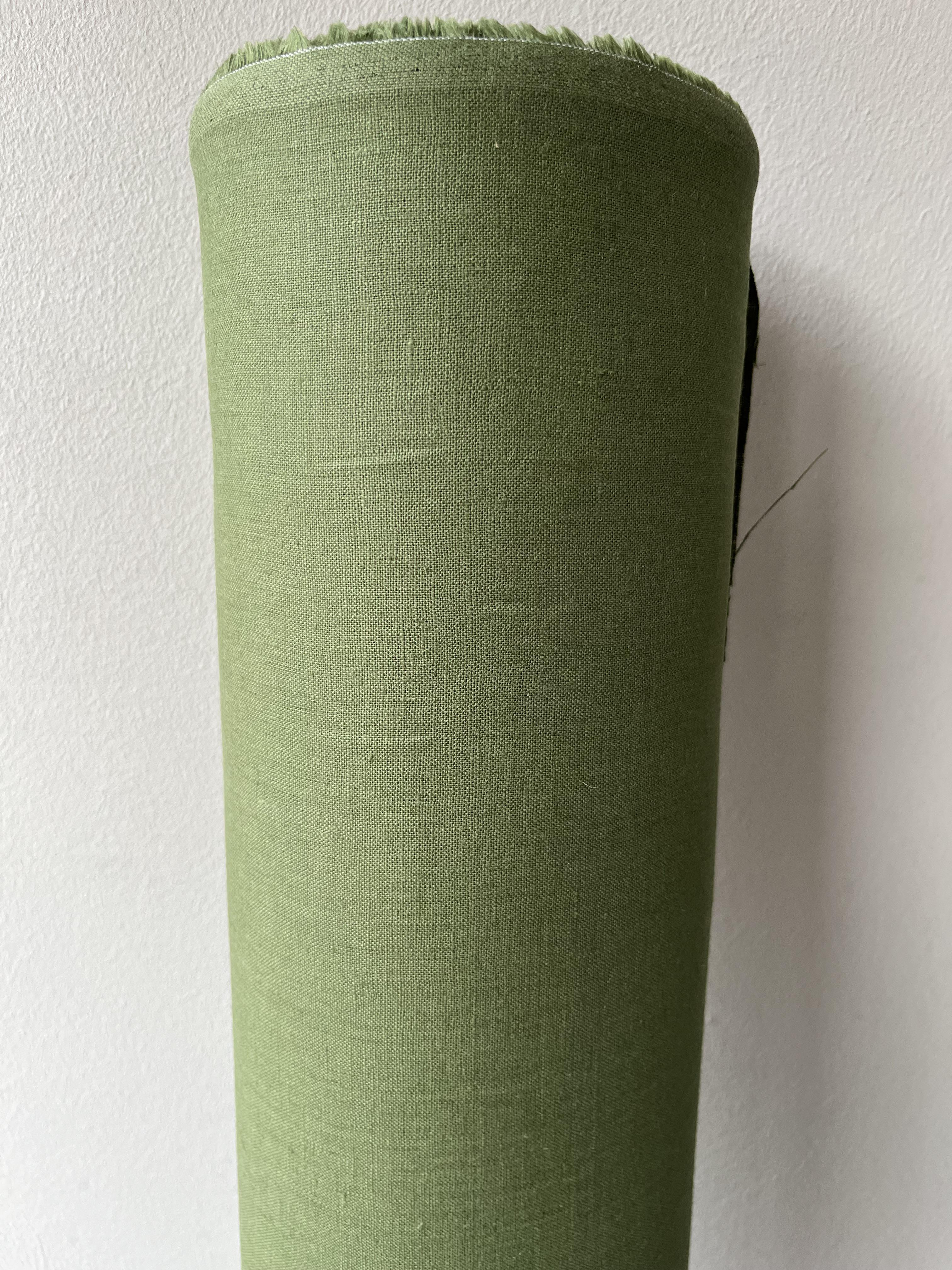 Ткань льняная костюмная Linen Plus 148 см 372 Оливковый - фото 3 Ткань льняная костюмная Linen Plus 148 см 372 Оливковый - фото 3