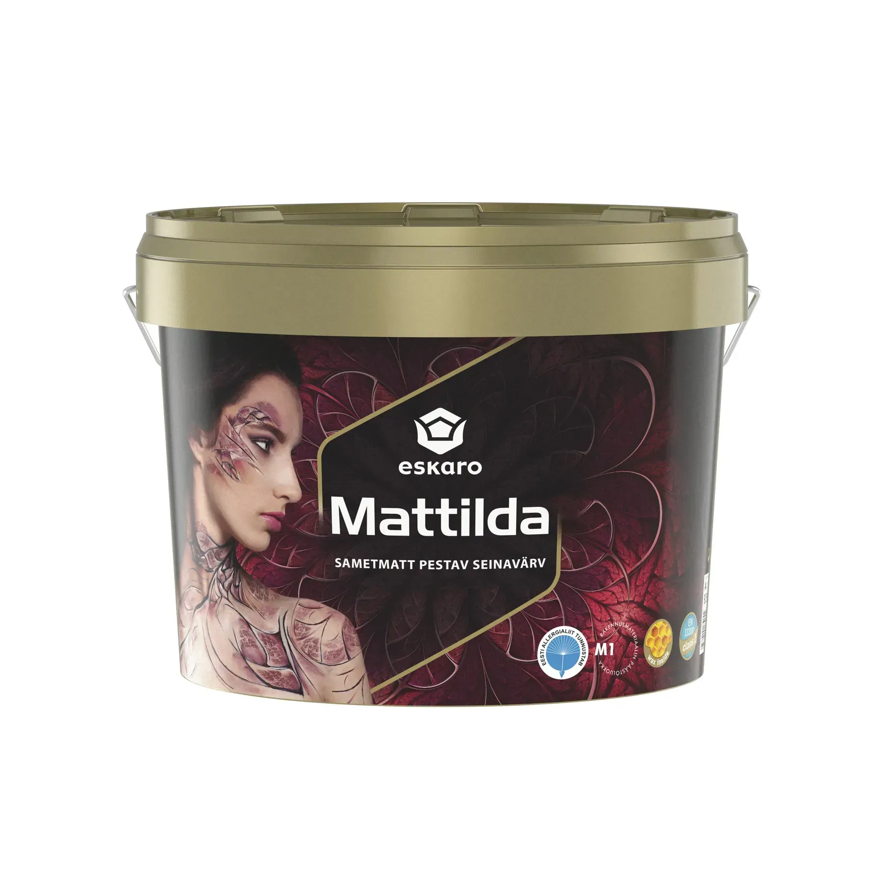 Краска интерьерная с воском Eskaro MATTILDA 2,85 л В1 Белый (1701377435)