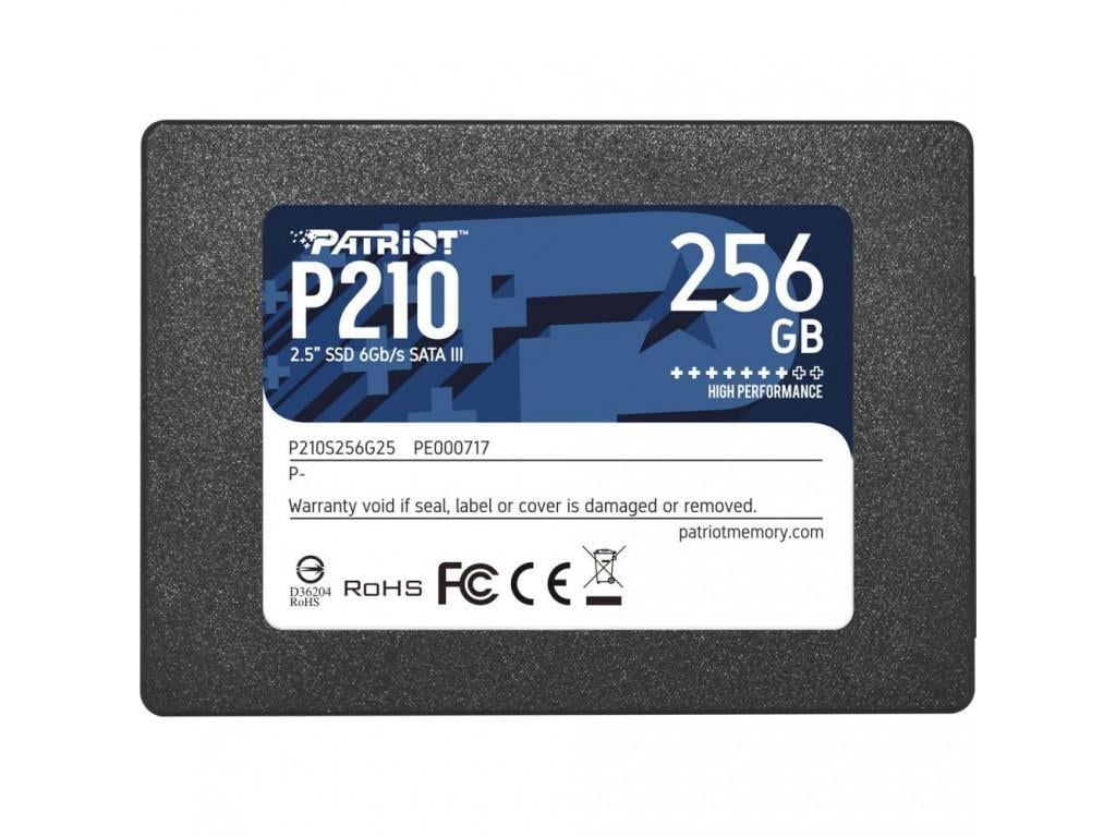 Твердотельный накопитель SSD Patriot P210 256 Gb SATA3 TLC (P210S256G25)