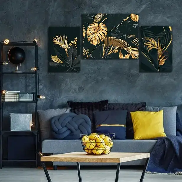 Картина по номерам Riviera Blanca Изысканные тропики Триптих 40x50 см/28х40 см (ITR-034)