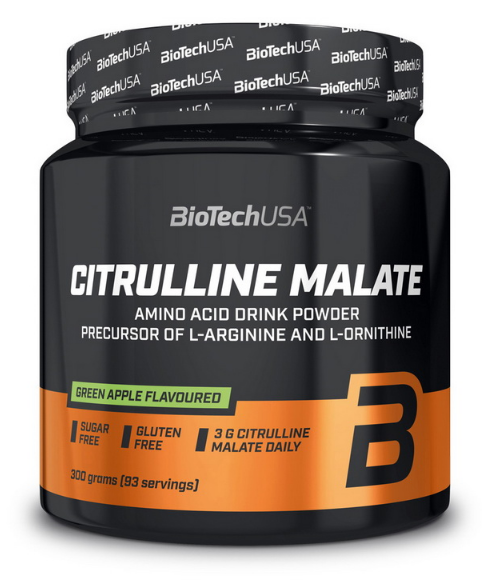 Аминокислоты BioTech Citrulline Malate Зеленое яблоко 300 г (1886080218) Аминокислоты BioTech Citrulline Malate Зеленое яблоко 300 г (1886080218)