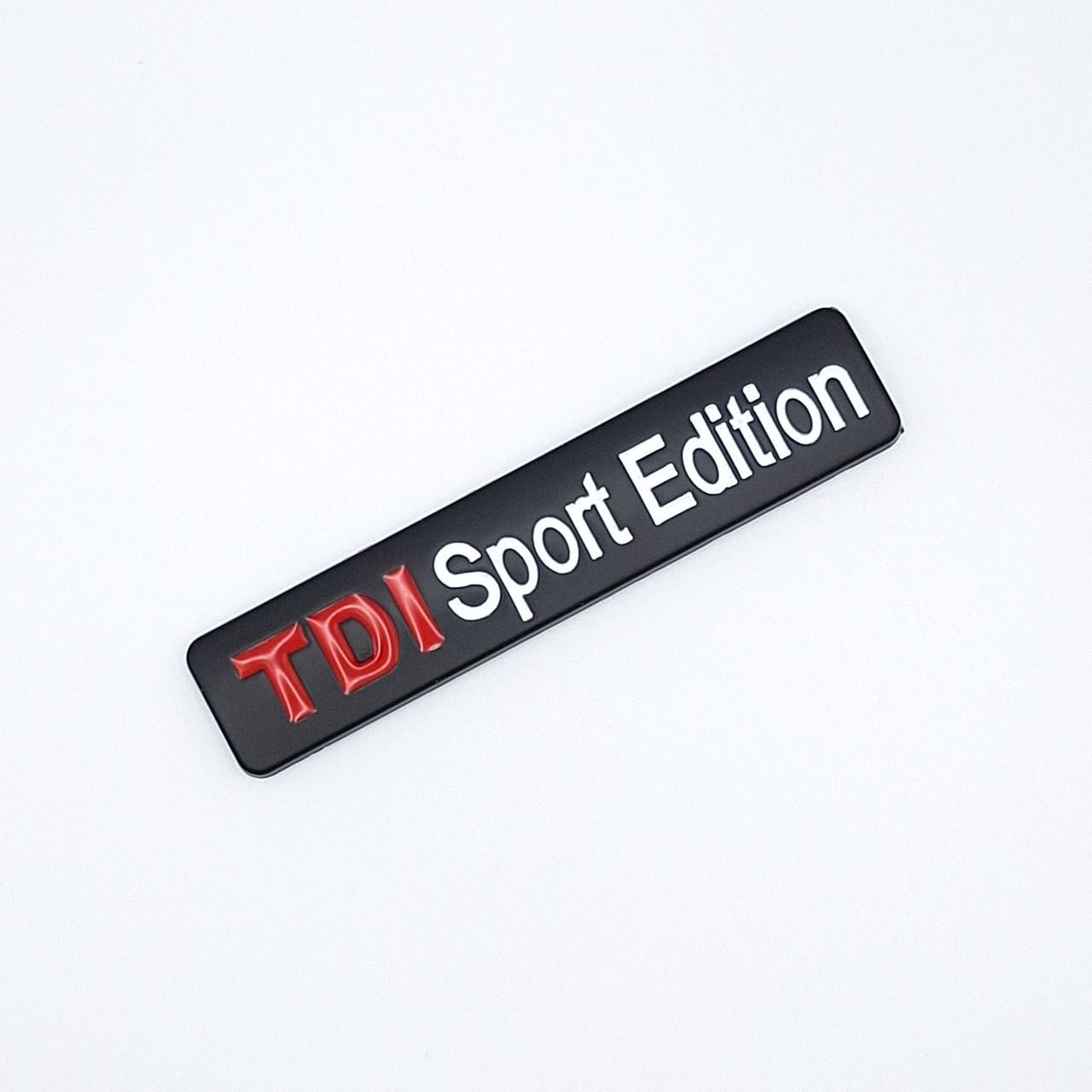 Эмблема плашка TDI Sport Edition Черный матовый (1998706983)