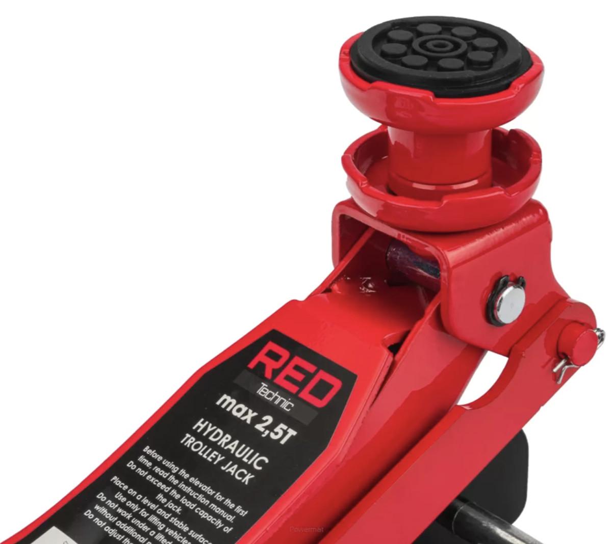 Домкрат подкатной Red Technic RTNPH0030 2415717509 роликовый 2,5 т - фото 5 Домкрат подкатной Red Technic RTNPH0030 2415717509 роликовый 2,5 т - фото 5
