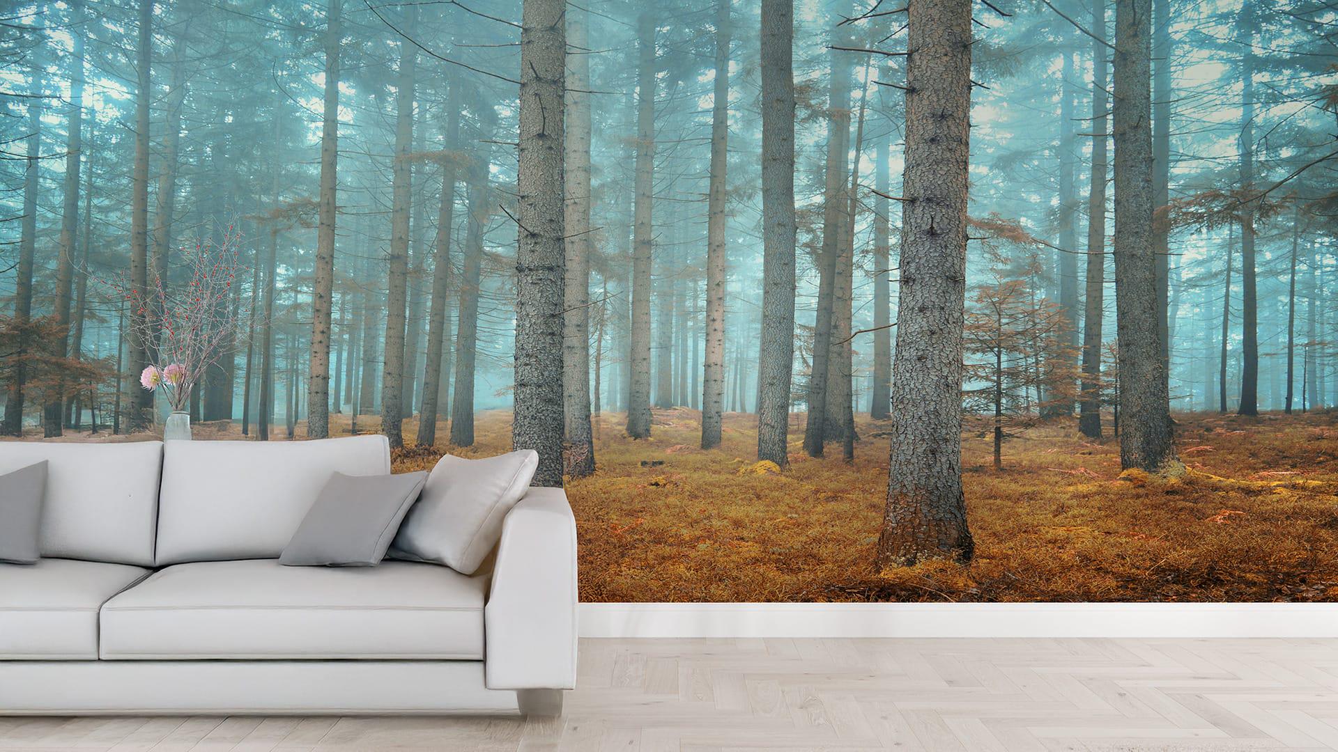 Фотообои флизелиновые Styleo Print-walls Осенний лес 0289 300х250 см (Pw-0289/2)