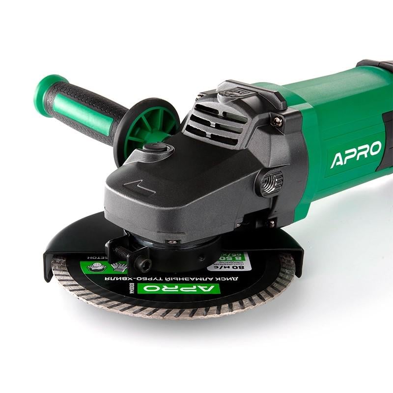 Машина шлифовальная угловая Apro 180/2300 ПРМ (899011) - фото 2