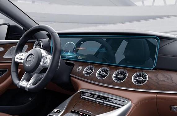 Скло захисне Pixsel гібридне глянець на приладову панель Mercedes Benz CLS CLASS 28,5“ 2019