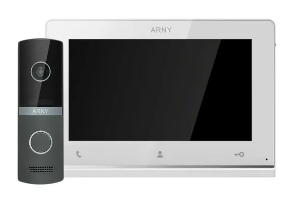 Відеодомофон ARNY AVD-7123 2Mpx TFT White/Graphite (246593) Відеодомофон ARNY AVD-7123 2Mpx TFT White/Graphite (246593)
