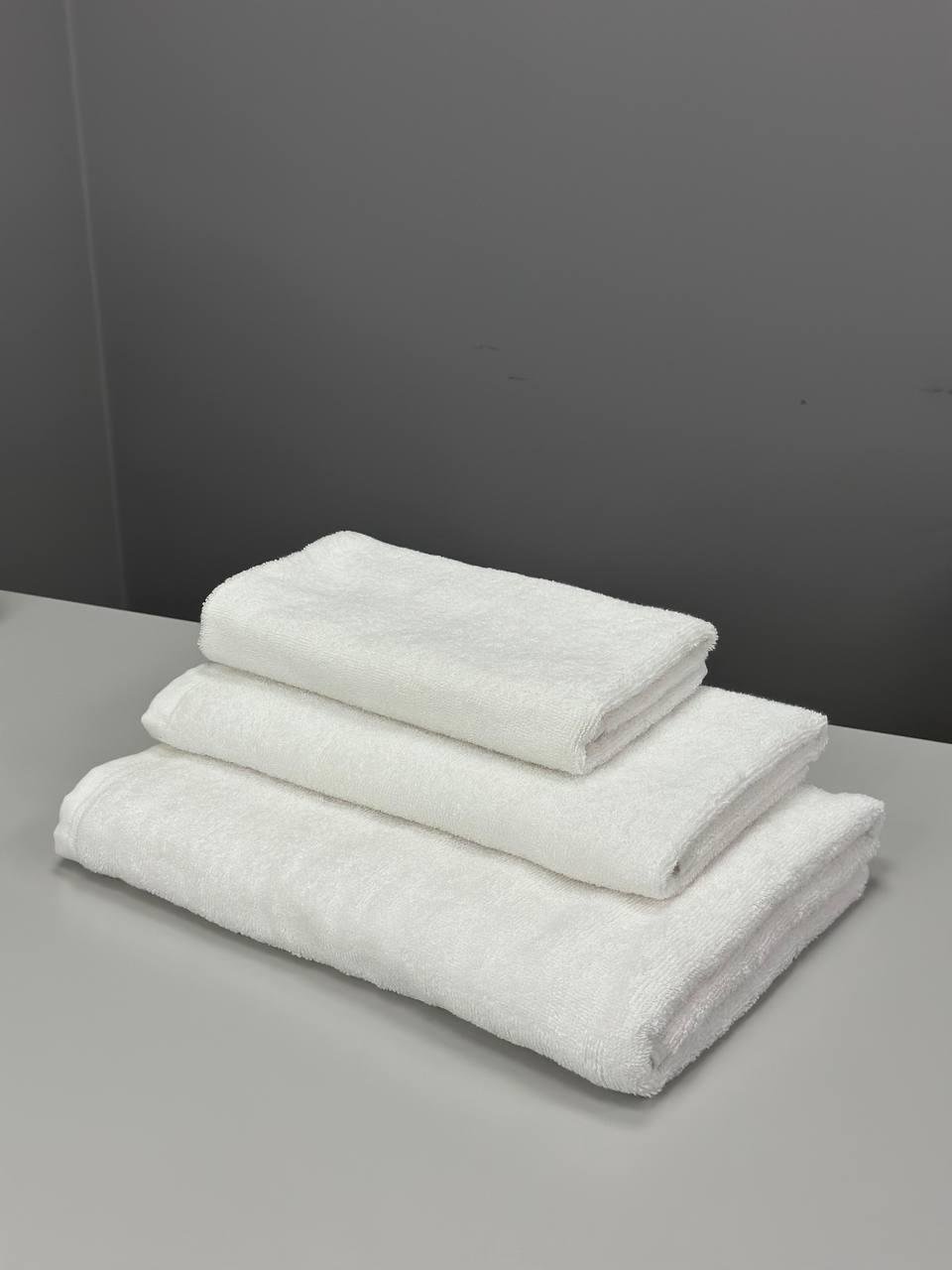 Комплект рушників 40х70/50х90/70х140 см Білий - фото 1