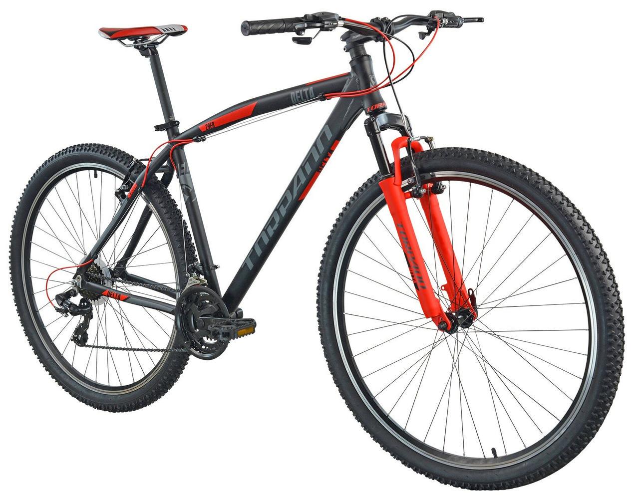 Велосипед MTB TORPADO Delta Hardtail M18 29" Чорно-червоний - фото 1