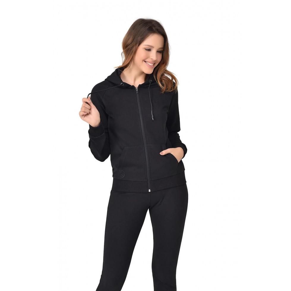 Кофта женская спортивная Bilcee XXL Черный (TB20WE06S8922-1001)