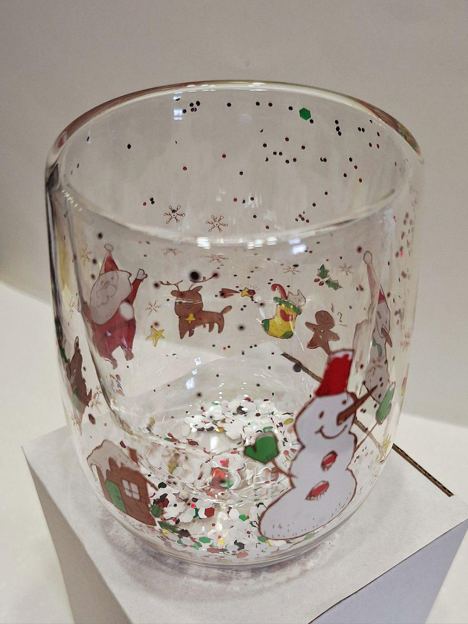 Стакан з подвійного скла Зимове свято-3 300 мл (1749) - фото 4