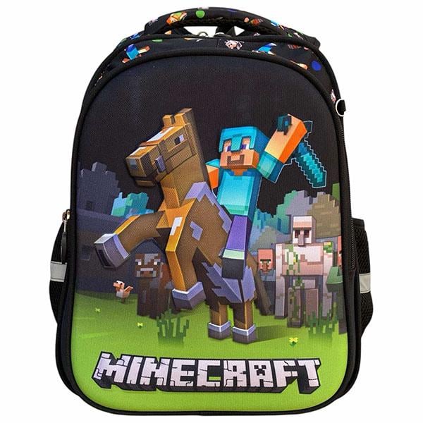 Рюкзак школьный полукаркасный Minecraft 40х29х13 см (ЦБ-00034688)