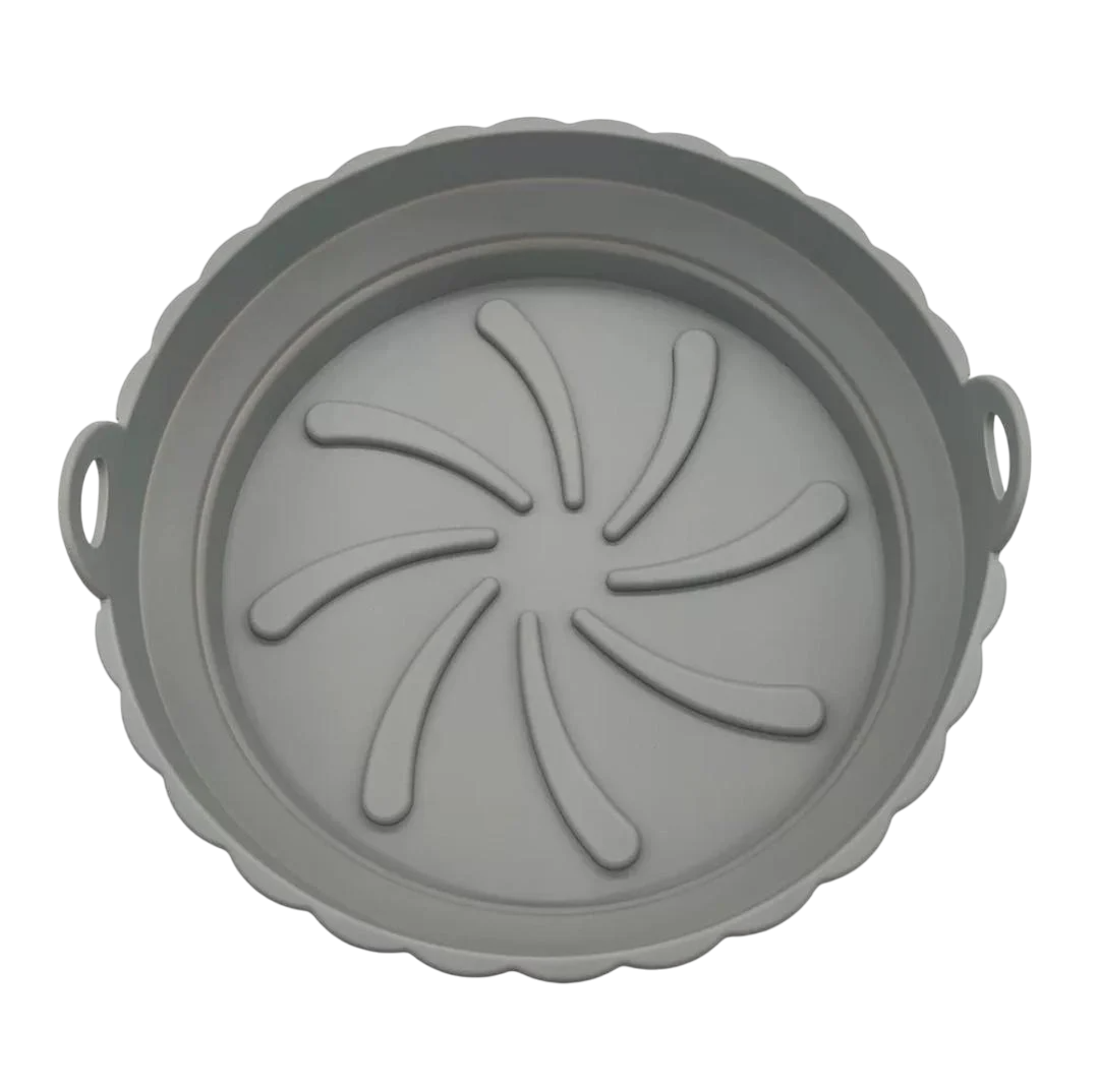 Форма для аерогриля кругла силіконова Сірий (2716278073) Форма для аерогриля кругла силіконова Сірий (2716278073)