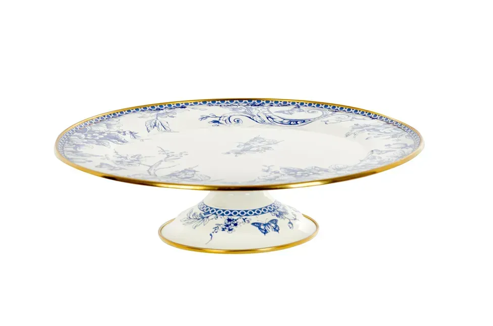 Тортовница эмалированная BUTTERFLY Elmani с крышкой на ножке 30 см - фото 2