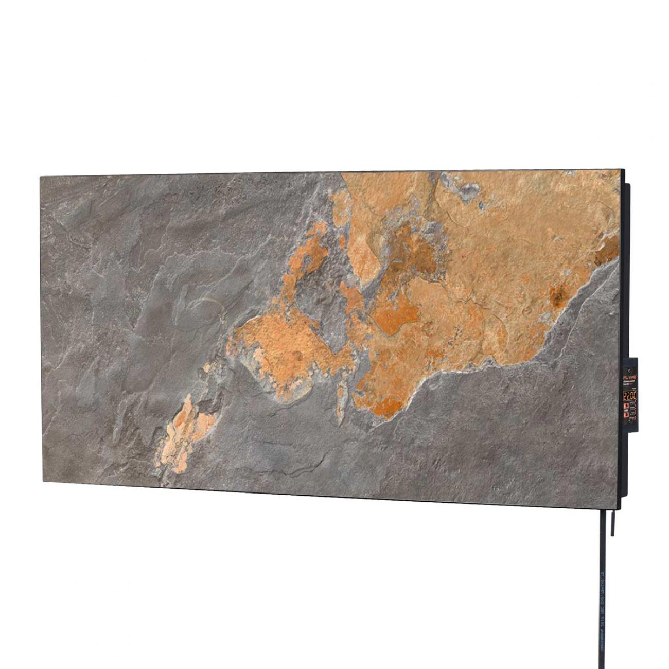 Обогреватель керамический ERAFLYME 600P инфракрасный с программатором и конвекцией Сланець (C600PB-SI) - фото 2