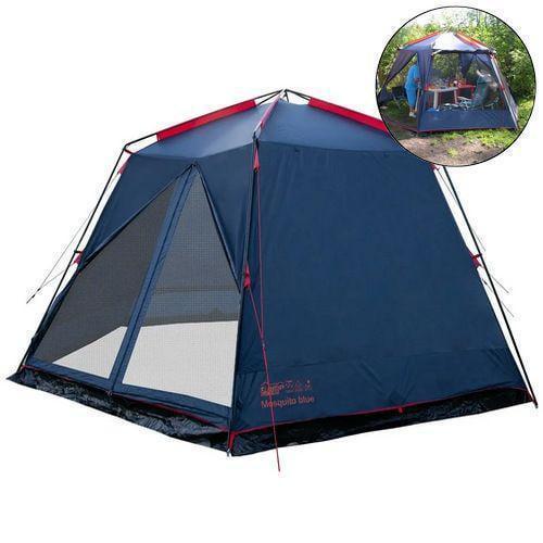 Туристическая беседка-палатка Tramp Lite Mosquito 4,3х3,7х2,25 м Синий - фото 2