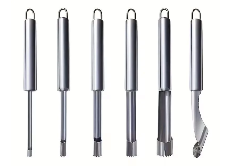 Набор кухонных инструментов для удаления сердцевины фруктов и овощей ERYDE из нержавеющей стали 6 пр.