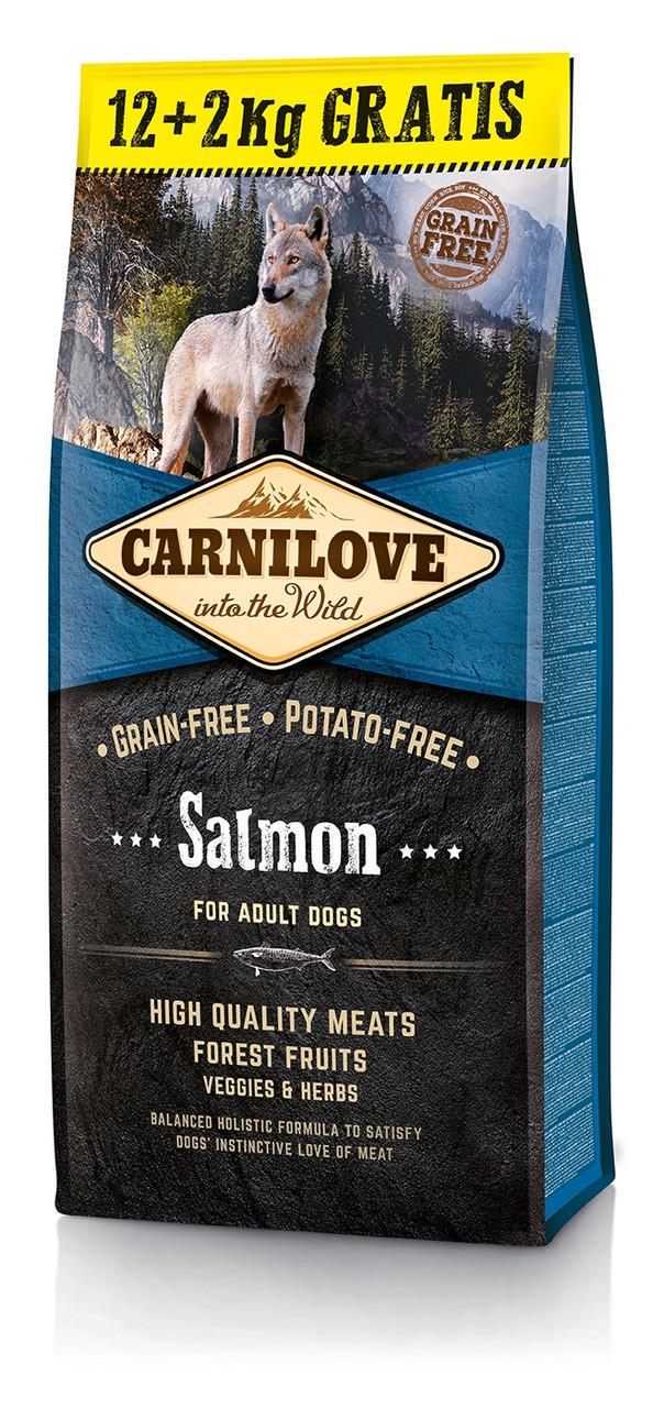 Корм беззерновой для собак Carnilove Salmon 12+2 кг (2337894310)