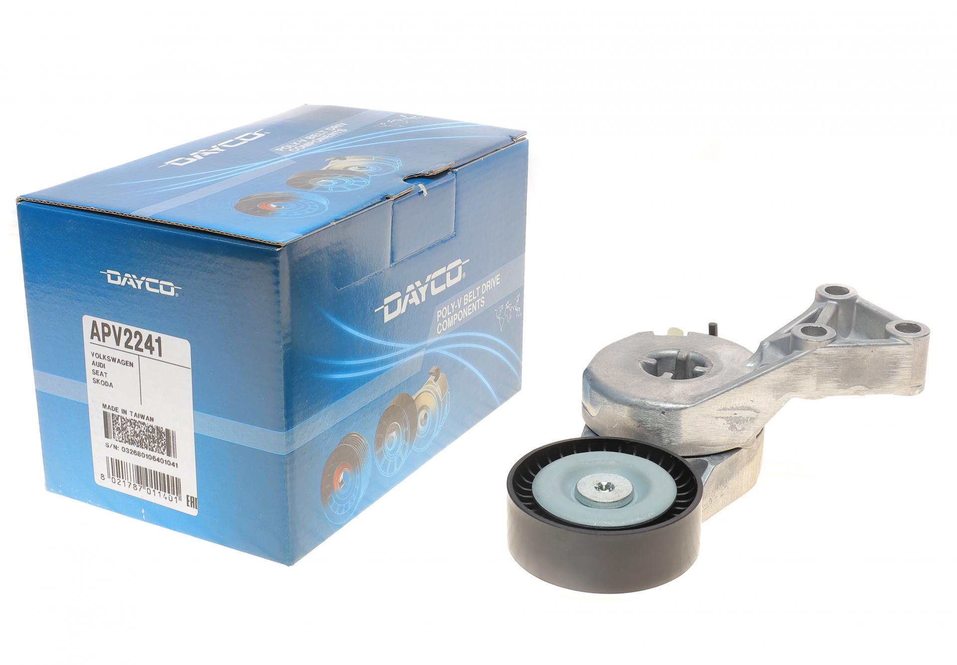 Натяжник ремня генератора DAYCO для VW T5 2.0 03-/Caddy III 1.6/2.0 BiFuel/EcoFuel 04-15 70x24 (APV2241)