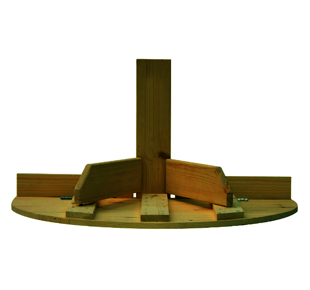 Столик балконний з дерева Сандіно Мускат (БСО-000907) - фото 3 Столик балконний з дерева Сандіно Мускат (БСО-000907) - фото 3