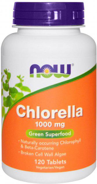 Хлорелла NOW Foods Chlorella 1000 мг 120 Tabs