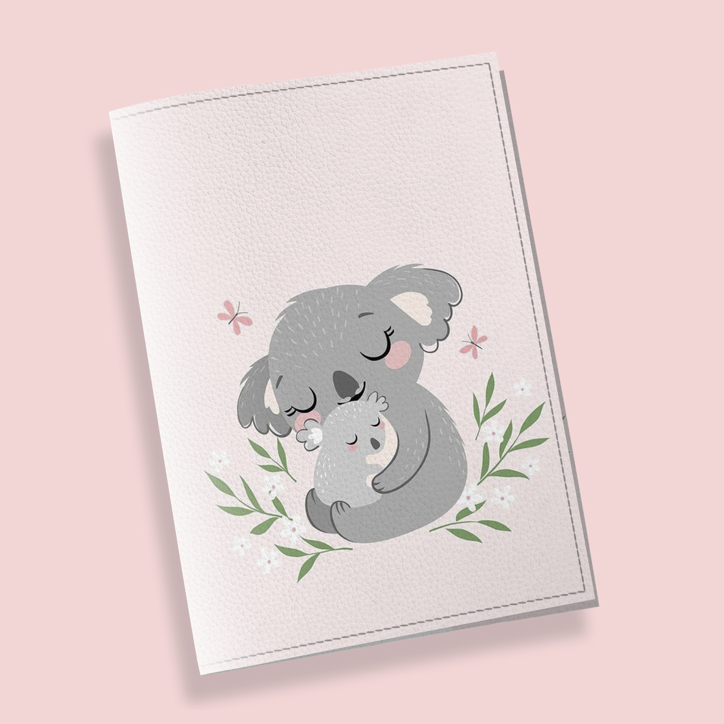 Обложка на паспорт The cover Мишки Коалы 9,6x13,3 см (904021)