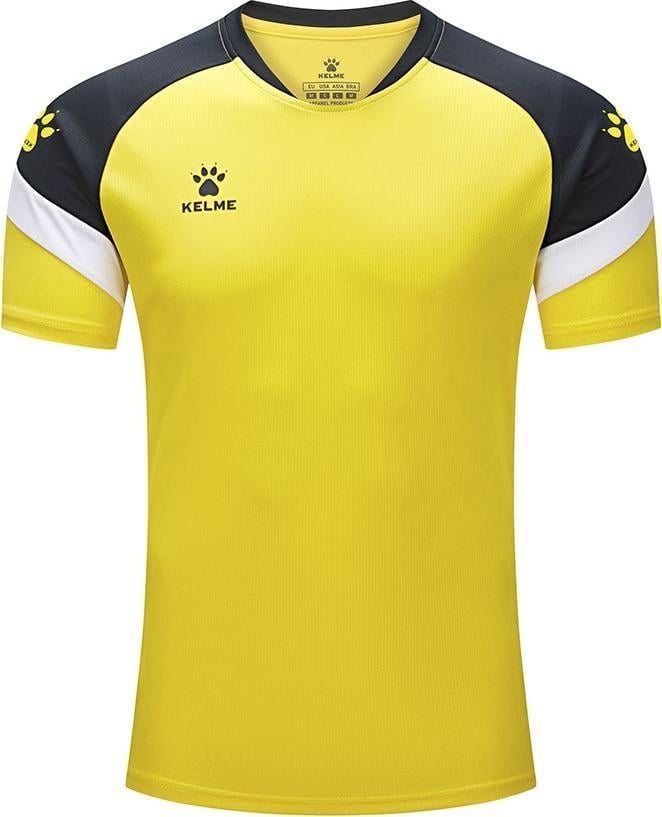 Футболка KELME BRAVO 2XL Желто-черный (7351TX1092.9712)