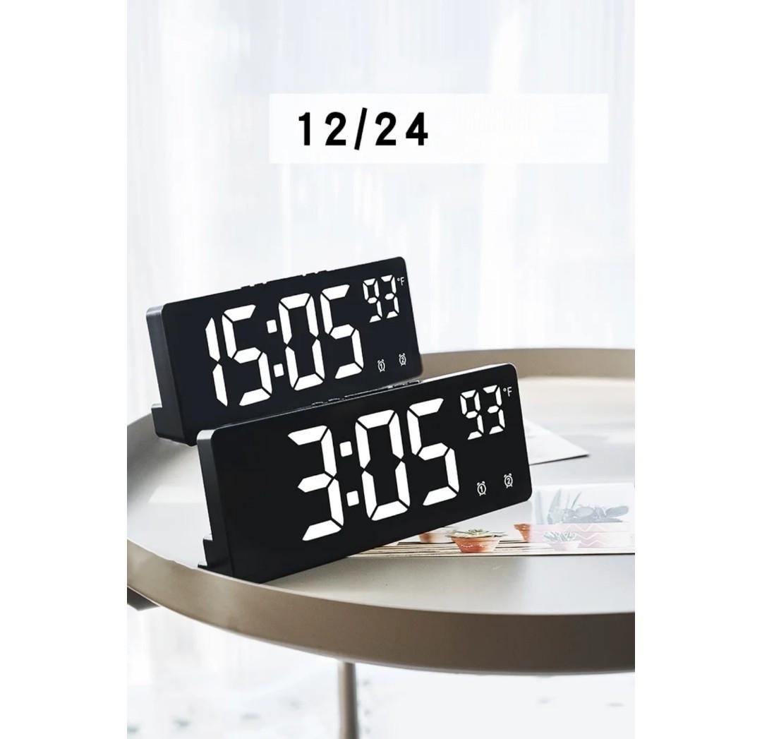 Часы электронные DS-6631 USB/батарейки 5 В Белый (2254929024) - фото 2 Часы электронные DS-6631 USB/батарейки 5 В Белый (2254929024) - фото 2