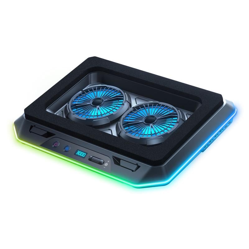 Подставка для ноутбука DYXON MEGAFREEZE 15 Gaming PRO RGB illumination Black (DXNMGFGP15B)