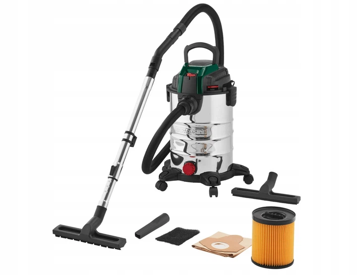 Пылесос строительный PARKSIDE PWD 25 C4 1400 Вт для сухой и влажной уборки 25 л (33828616)